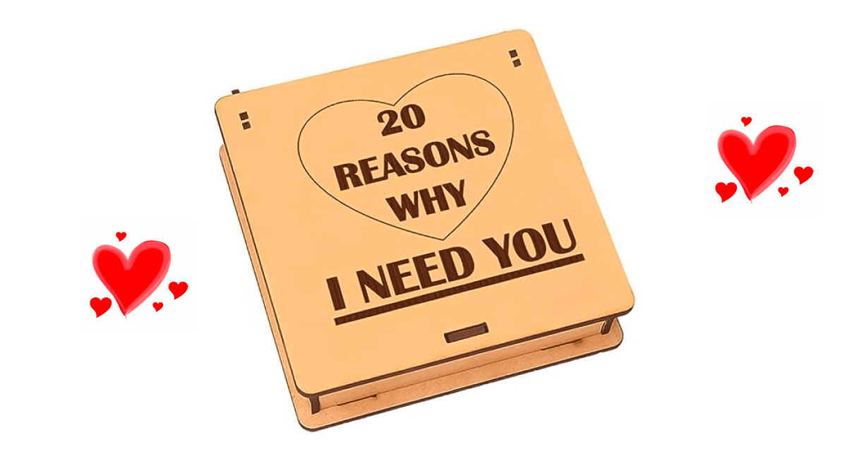  20 Reasons Message Box Gift