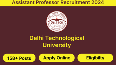 DTU Assistant-Professor Recruitment 2024